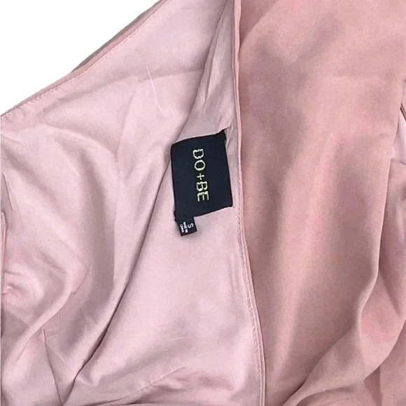 DO+BE One Shoulder Blush Pink Mini Dress. Size Small. - Picture 5 of 6
